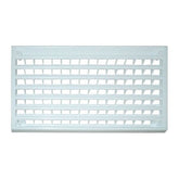 Air Vent 6-3/4" x 3-1/2" White Plastic - 6044